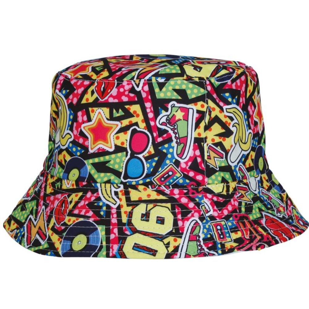 Fiestas Guirca Unisex Adult 90s Bucket Hat / Multicolored